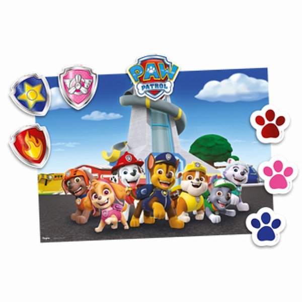 Kit decorativo - Patrulha Canina Core - 1 unidade - Regina - Rizzo