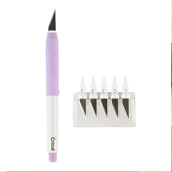 Kit Estilete de Precisão True Control com 5 Lâminas - Lilás - 1 unidade - Cricut - Rizzo
