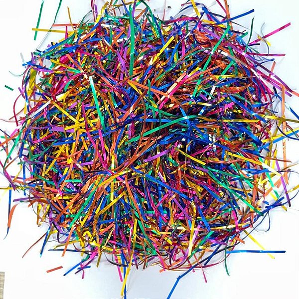 Confete Picado Metalizado para Carnaval - Sortido - 20gr - 1 unidade - Rizzo