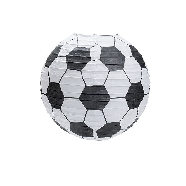 Lanterna de Papel Futebol 25cm - 01 unidade - Cromus - Rizzo Festas