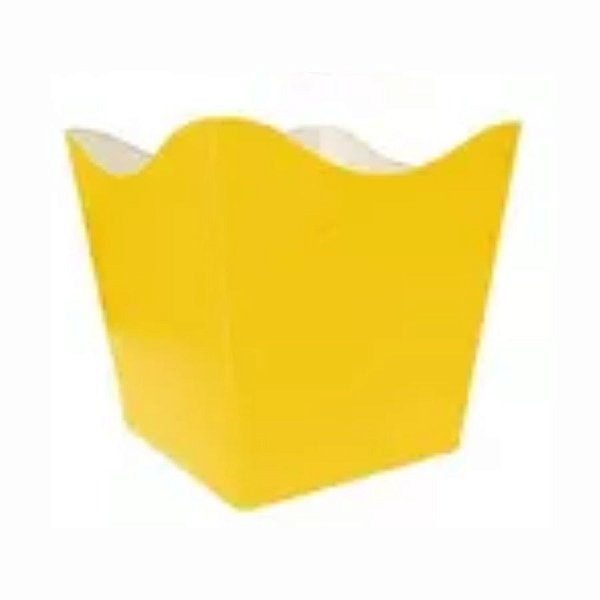 Cachepot de Papel - Amarelo - 9x9 - 10 unidades - NC TOYS - Rizzo