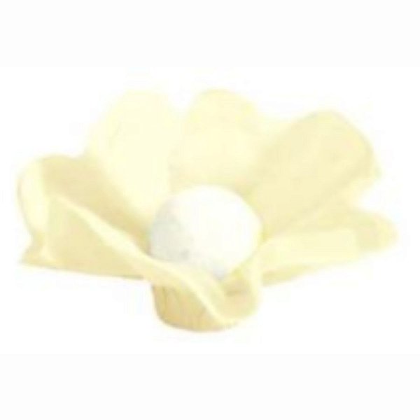 Forminha para Doces Finos - Cheri - Seda Marfim - 50 unidades - Maxiformas - Rizzo