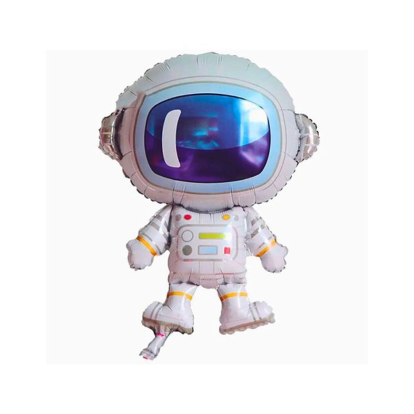 Balão Metalizado Astronauta - 83x60cm - 1 unidade - Cromus - Rizzo