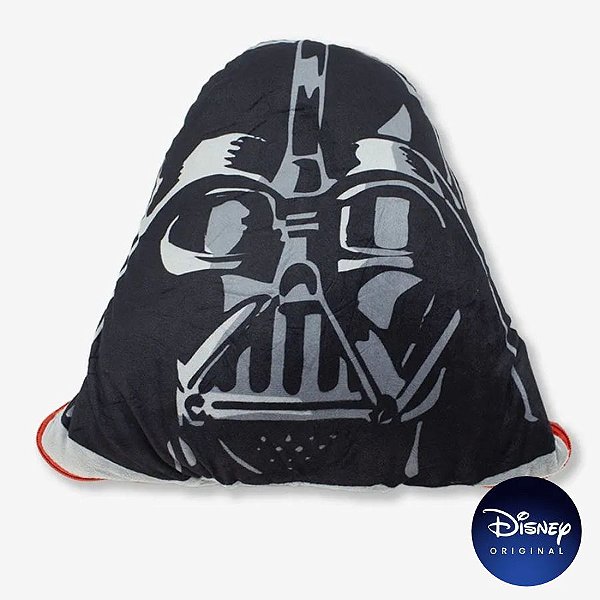 Almofada 2 em 1 Manta com Ziper Darth Vader - Star Wars - Disney Original - 1 unidade - Zona Criativa - Rizzo