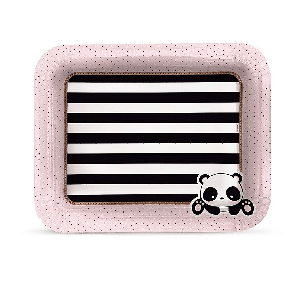 Bandeja Laminada Festa Panda - Cromus - Rizzo Festas