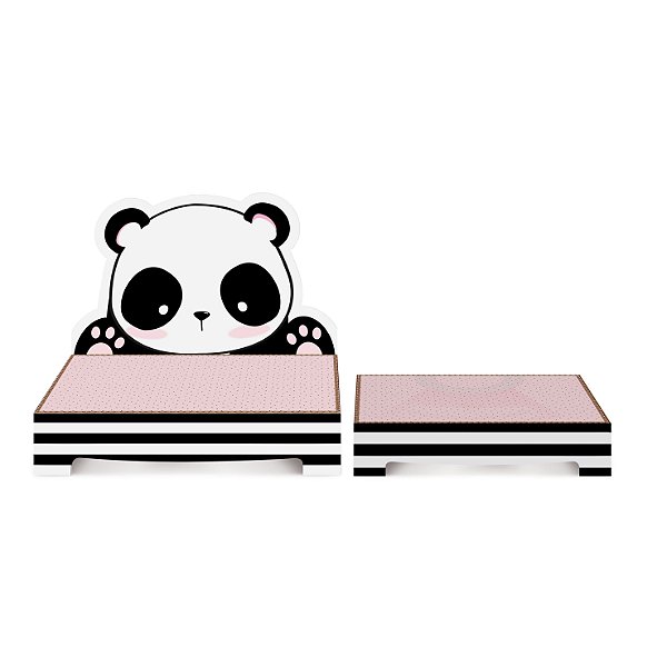 Kit Suporte para Doces Festa Panda - 2 unidades - Cromus - Rizzo Festas