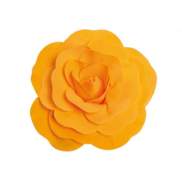 Flor Decorativa Laranja 30cm - 01 unidade - Cromus - Rizzo Festas