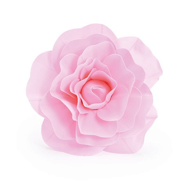 Flor Decorativa Rosa 30cm - 01 unidade - Cromus - Rizzo Festas