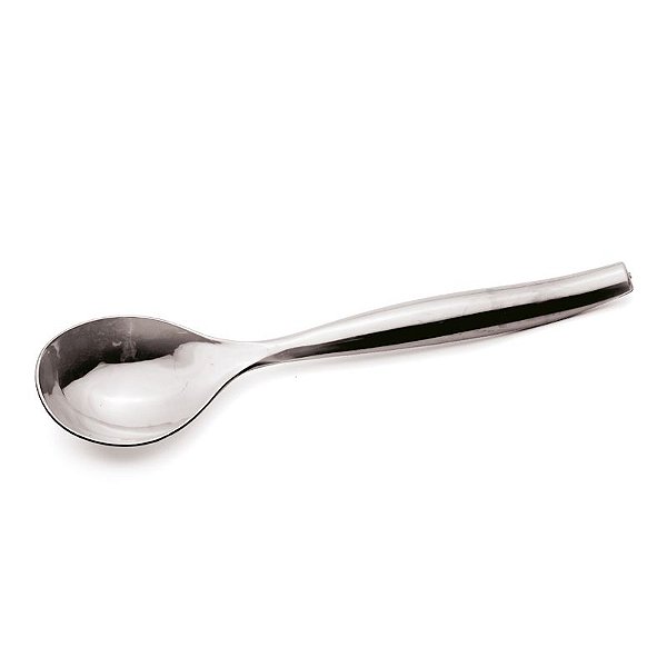Colher de Serviço Prata 25cm - 01 unidade - Descartáveis de Luxo - Cromus - Rizzo Festas