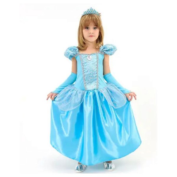 Fantasia Princesa Cindy Infantil  - 1 unidade - Anjo - Rizzo