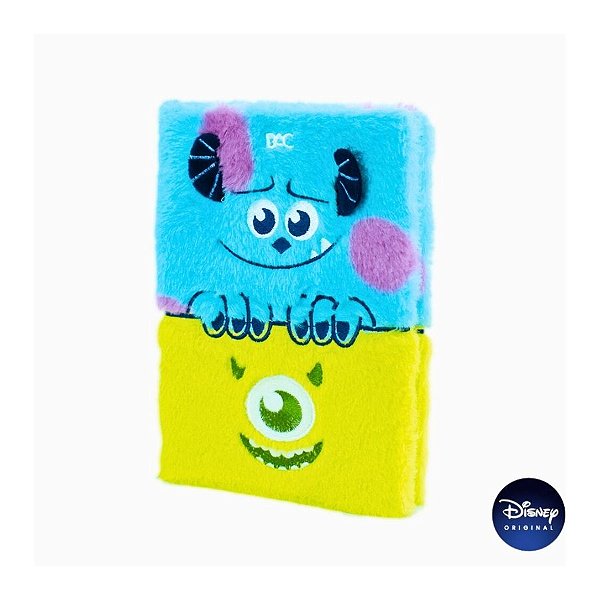 Caderno De Anotações Fluffy Pelúcia - Monstros S.A - Ref. 4788 - Disney Original - 1 unidade - DAC Art - Rizzo