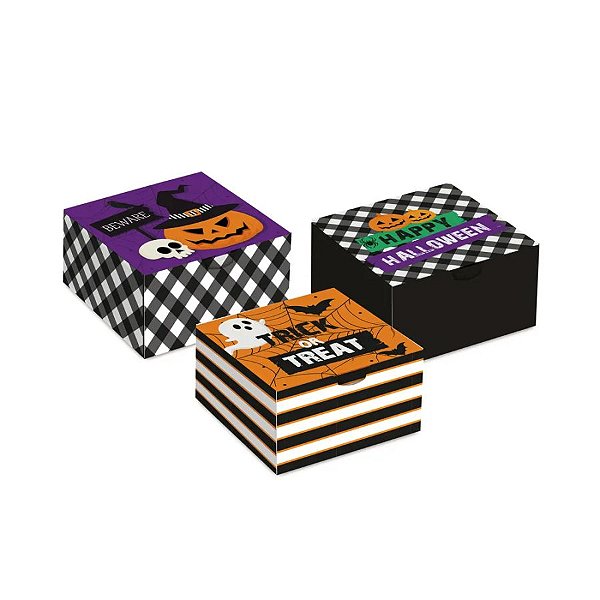 Caixa Para Lembrancinha - Scary Night - 10 unidades - Cromus - Rizzo