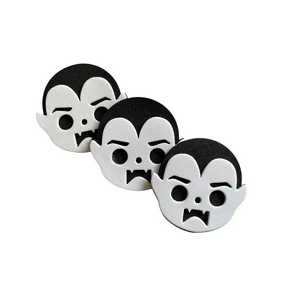 Aplique Decorativo EVA de Halloween - Vampiro - 5cm - 10 unidades - Rizzo