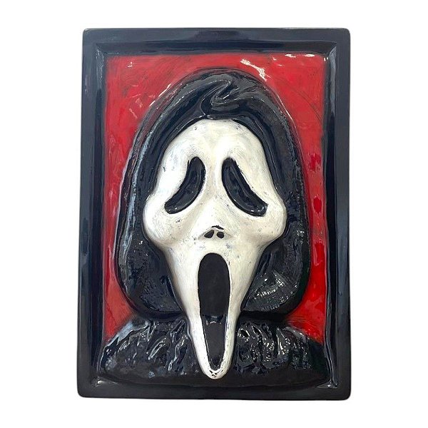 Enfeite Cororativo Halloween - Quadro Panico - 77cm - 1 unidade - Rizzo