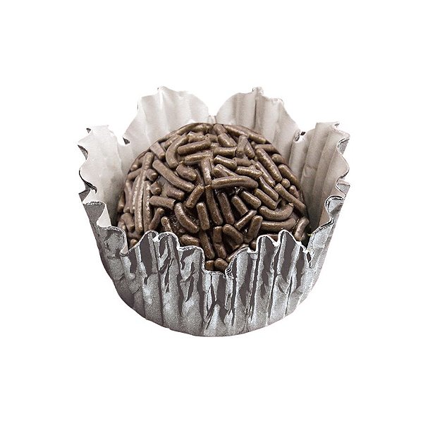 Forminha para Doces - Prata - 50 UN - Mago - Rizzo