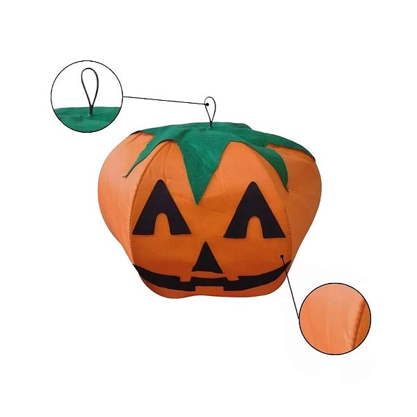 Enfeite Decorativo Halloween - Abóbora Balão - 40cm - 1 unidade - Rizzo