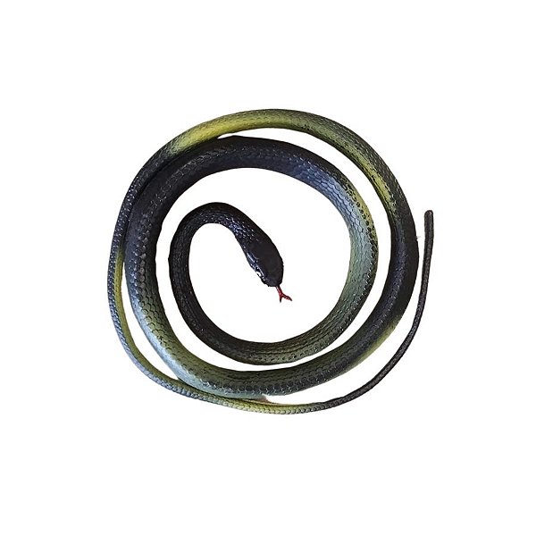Cobra de Plástico - Preto/Verde - 97cm - 1 unidade - Rizzo
