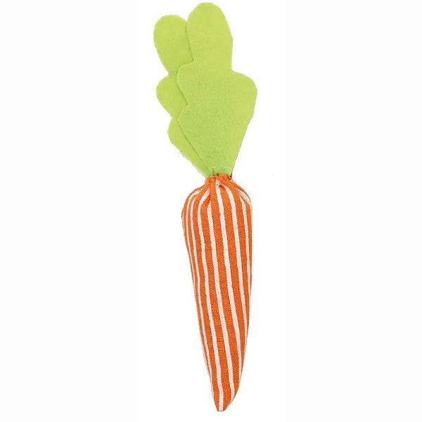 Enfeite Decorativo Páscoa - Cenoura com Listras - 18cm - 1 unidade - Cromus - Rizzo