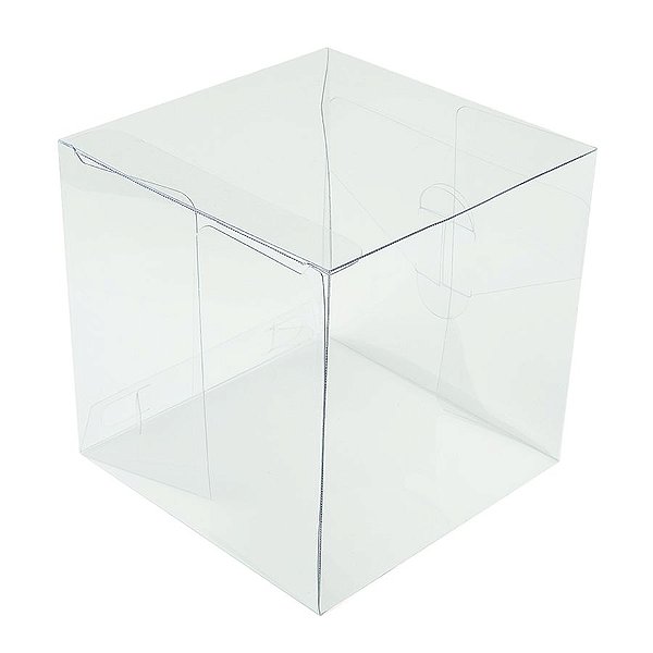 Caixa Cubo Transparente K8 (10cm x 10cm x 10cm) 10 unidades Assk Rizzo Embalagens