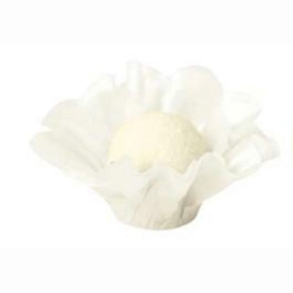 Forminha para Doces Finos - Happy - Branco Perolado - 50 unidades - Maxiformas - Rizzo