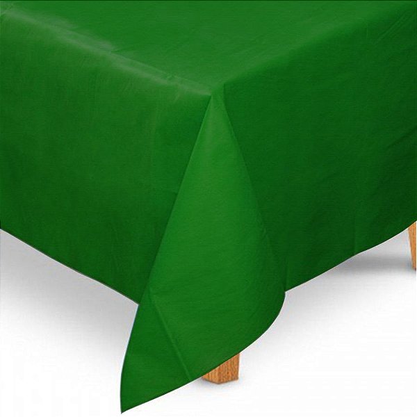 Toalha de Mesa Quadrada em TNT (80cm x 80cm) Verde Bandeira 5 unidades - Best Fest