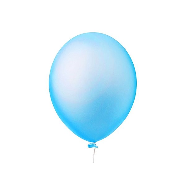 Balão de Festa Neon - Azul Citrus - Happy Day - Rizzo