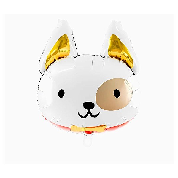 Balão de Festa Metalizado 18'' 46cm - Cachorro - 1 unidade - Rizzo