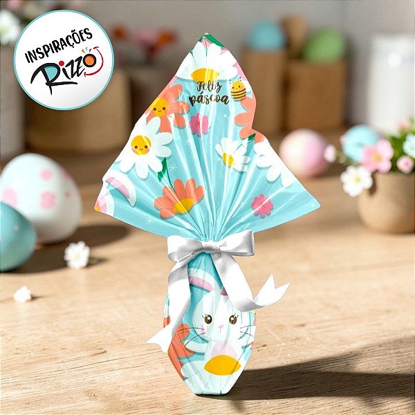 Saco Express 44x44cm para Ovos de 500g a 750g - Sunshine - 5 unidades - Cromus - Rizzo