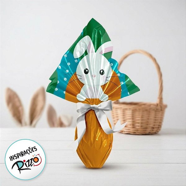 Saco Express 39x39cm para Ovos de 350g a 500g - Carrot Azul - 5 unidades - Cromus - Rizzo