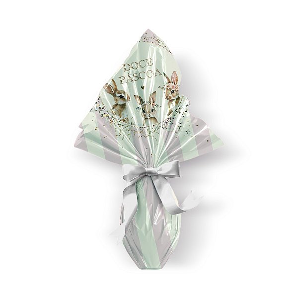 Saco Express 32x32cm para Ovos de 150g a 250g - Doce Páscoa Rosa - 5 unidades - Cromus - Rizzo