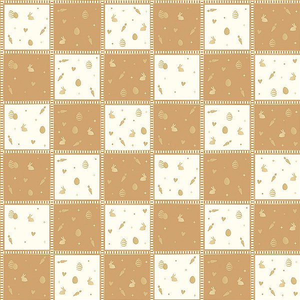 Folha para Ovos de Páscoa Perolado Quinn Marrom 69x89cm - 5 unidades - Cromus - Rizzo