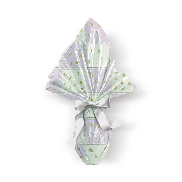 Folha para Ovos de Páscoa Perolado Quinn Lilás 69x89cm - 5 unidades - Cromus - Rizzo