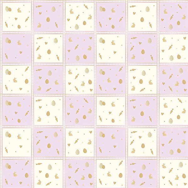 Folha para Ovos de Páscoa Perolado Quinn Lilás 69x89cm - 25 unidades - Cromus - Rizzo