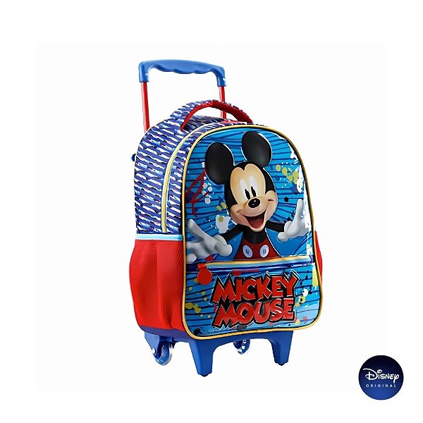 Mochila Escolar Com Rodinhas - Mickey Y - Disney Original - 1 unidade - Rizzo
