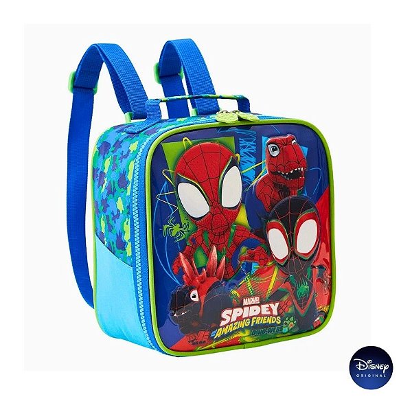 Lancheira Escolar Com Zíper - Spidey - Disney Original - 1 unidade - Rizzo