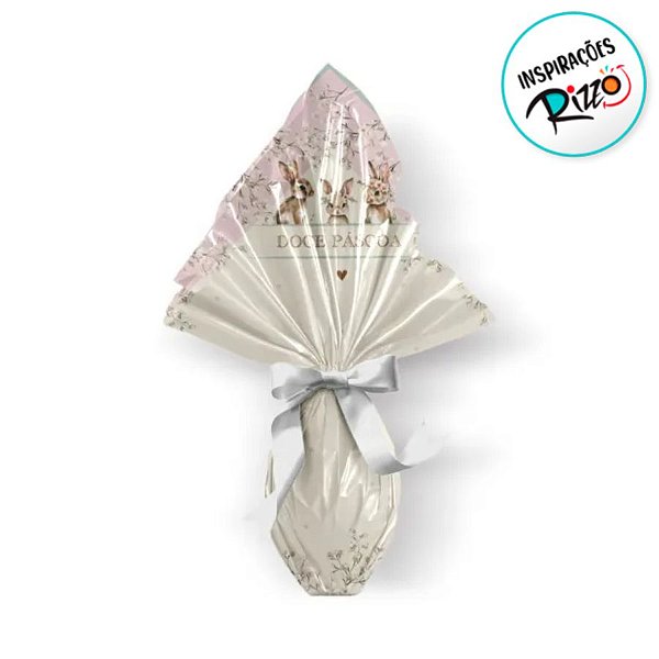 Saco Express 49x49cm para Ovos de 750g a 1kg - Doce Páscoa - 5 unidades - Cromus - Rizzo