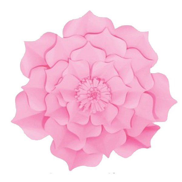 Flor de Papel Decoração Festa - Flor do Campo 32cm P Rosa Claro - Decora Doces - Rizzo Festas