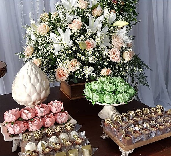 Forminha para Doces Finos - Bela Pêssego 40 unidades - Decora DocesE