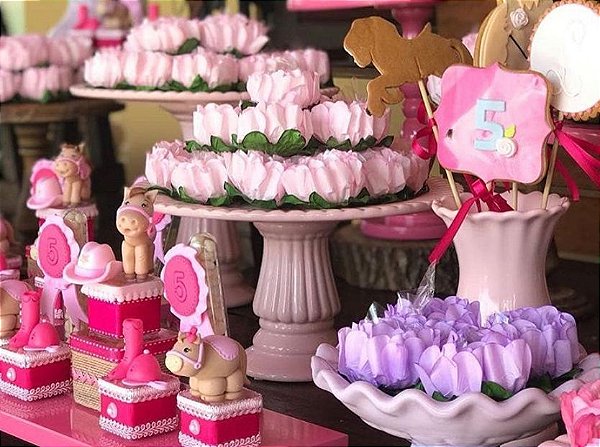 Forminha para Doces Finos - Rosa Maior Lilás 40 unidades - Decora Doces - Rizzo Festas