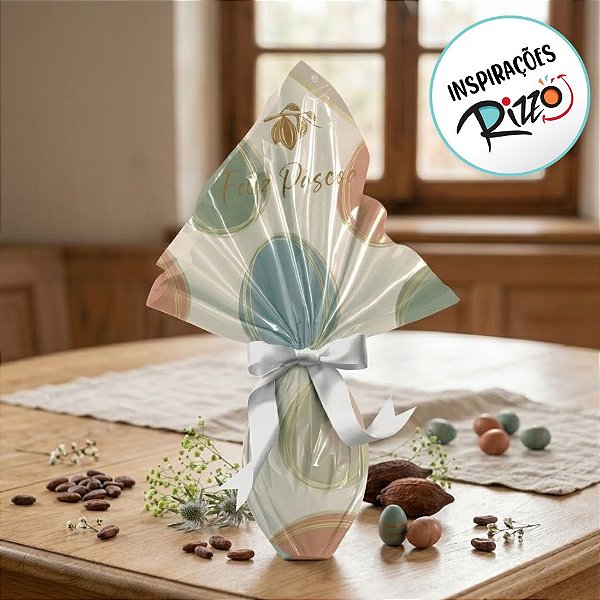 Saco Express 39x39cm para Ovos de 350g a 500g - Tonal - 5 unidades - Cromus - Rizzo