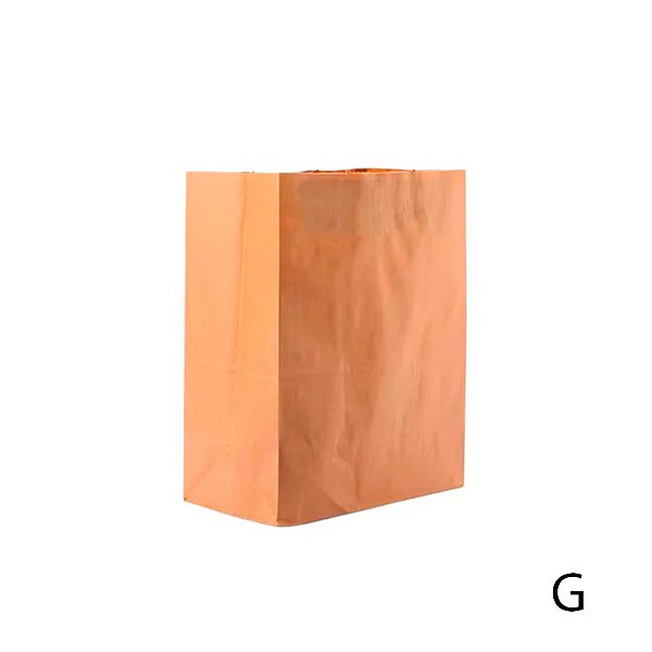 Saco de Papel G 34x31x19cm - Kraft Delivery - 10 unidades - Cromus - Rizzo