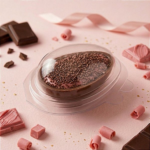 Blister Casca para Ovo de Páscoa 50g - 6x4x4cm - 10 unidades - Rizzo