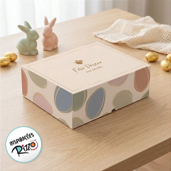 Cesta na Caixa De Páscoa - Tonal - 1 unidade - Cromus - Rizzo