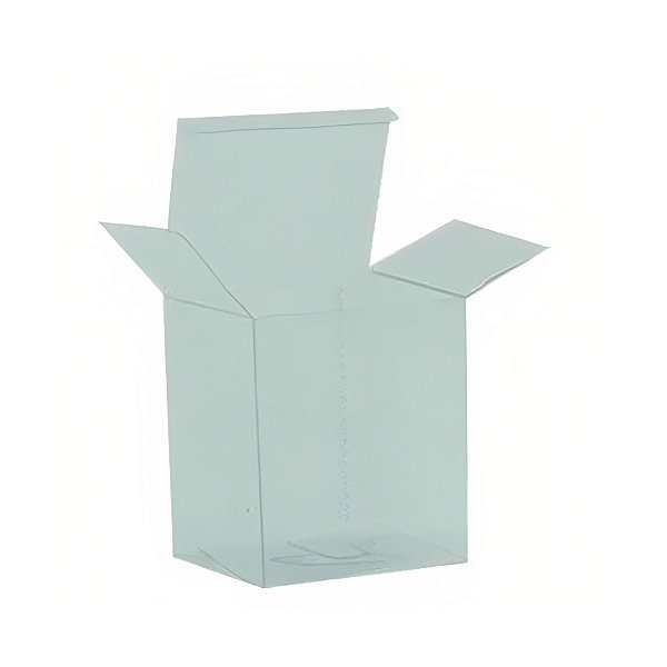 Caixa Transparente de Acetato Ref. 60 - 5,5x5x7cm - 100 unidades - CAC - Rizzo