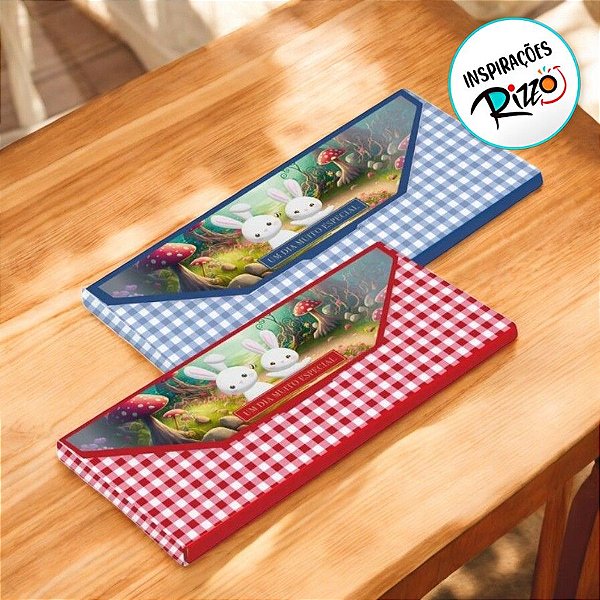 Envelope Para Barra De Chocolate - Contos De Páscoa Composê - 10 unidades - Cromus - Rizzo