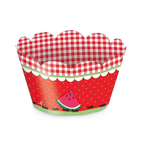 Mini Wrap para Cupcake Dupla Face - 12 unidades - Cromus - Rizzo