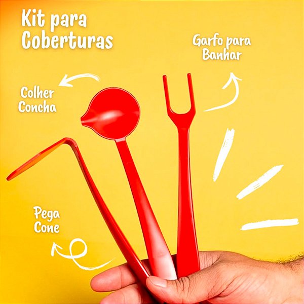 Kit para Coberturas - Vermelho - 1 unidade - BlueStar - Rizzo