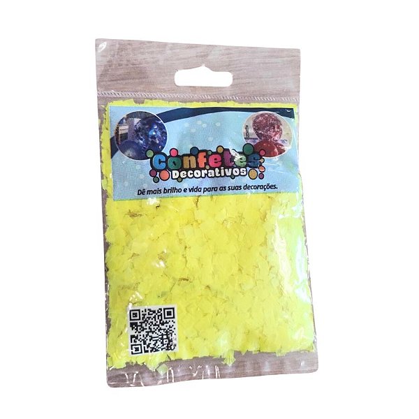 Confete Mini Picadinho 25g - Verde Amarelo - 1 unidade - Rizzo