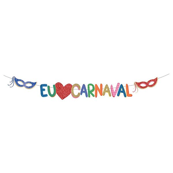 Faixa Decorativa Carnaval - Purpurina - 1 unidade - Cromus - Rizzo