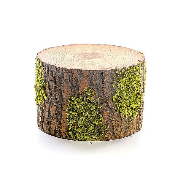 Tronco Decorativo Rústico - P 25cm x 15cm - Linha Rustic - Cromus Páscoa Rizzo Embalagens